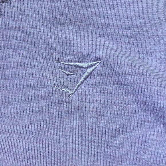 Cropped top sweater lilac color - Picture 3 of 5